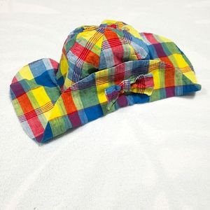 Toddler Plaid Ear Flap Hat